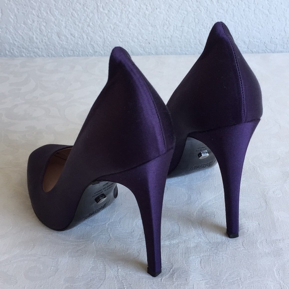 Jerome C. Rousseau satin Aizza Pump in violet - Picture 6 of 9